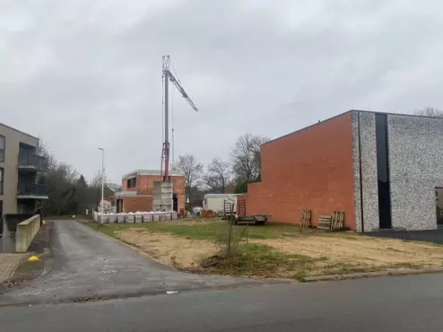 Bouwgrond Astridlaan Heusden-Zolder, halfopen bebouwing